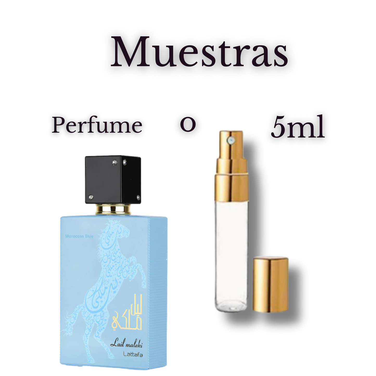 Lail Maleki Moroccan Blue de Lattafa Eau de Parfum | Perfume Masculino Especiado, Ambarado y Elegante