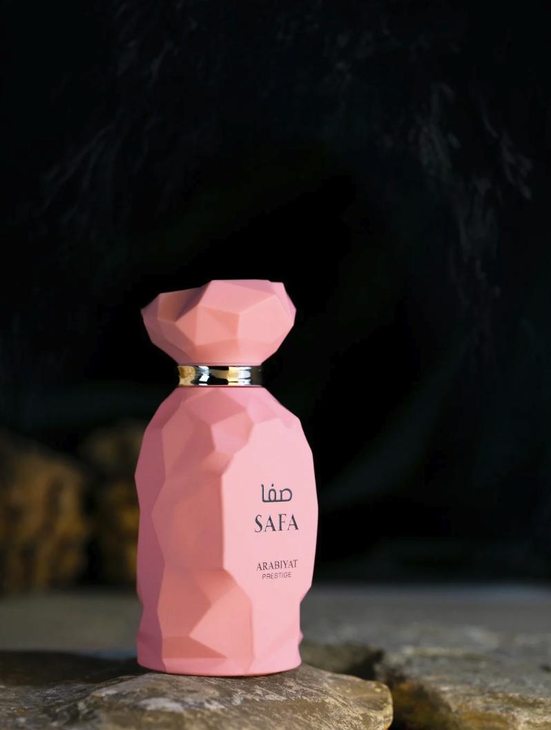 Safa Eau de Parfum 100ml – Arabiyat Prestige | Perfume Femenino Floral y Ambarado con Toques de Lichi y Rosa Turca