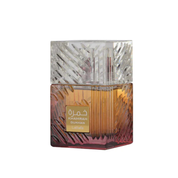 Lattafa Nuevo KHAMRAH DUKHAN Eau de Parfum Unisex Una Sinfonía de Humo y Especias