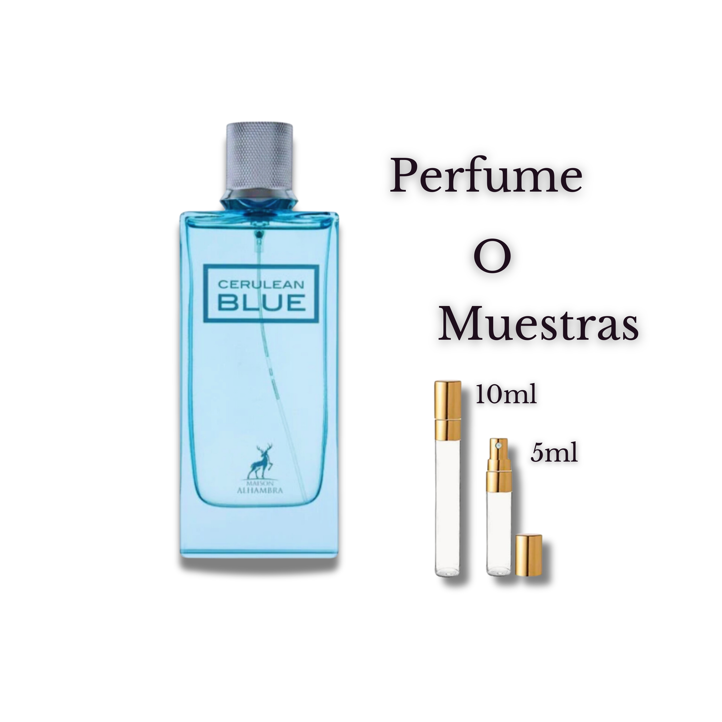 Cerulean Blue eau de parfum para Hombre - Maison Alhambra. Una sensación acogedora de frescura y vitalidad.