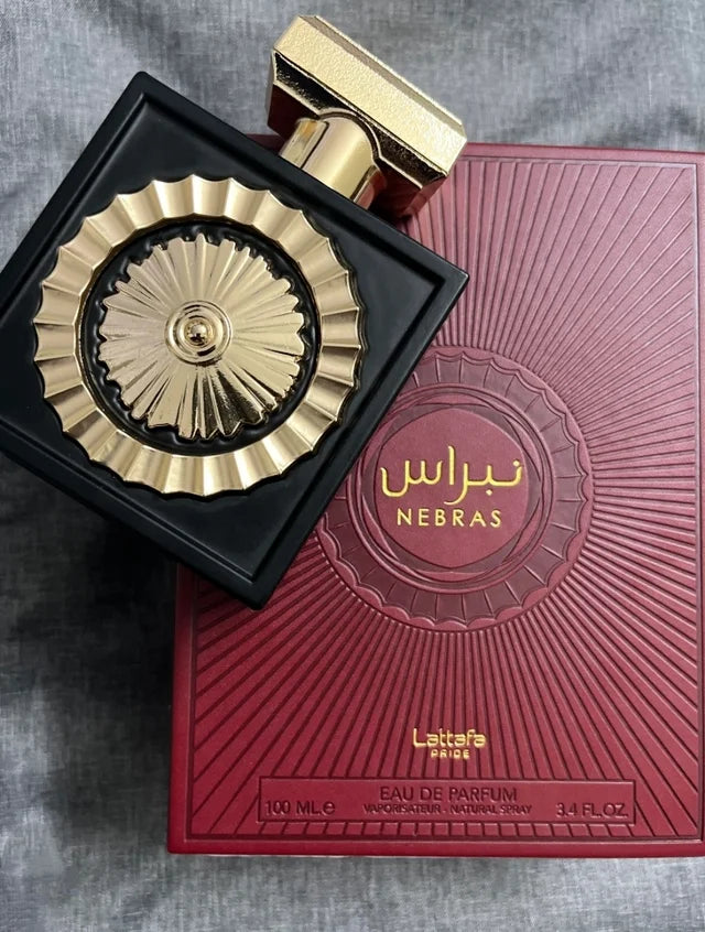 Nebras, eau de parfum Unisex - Lattafa Pride, Una fragancia dulce, afrutada y cremosa