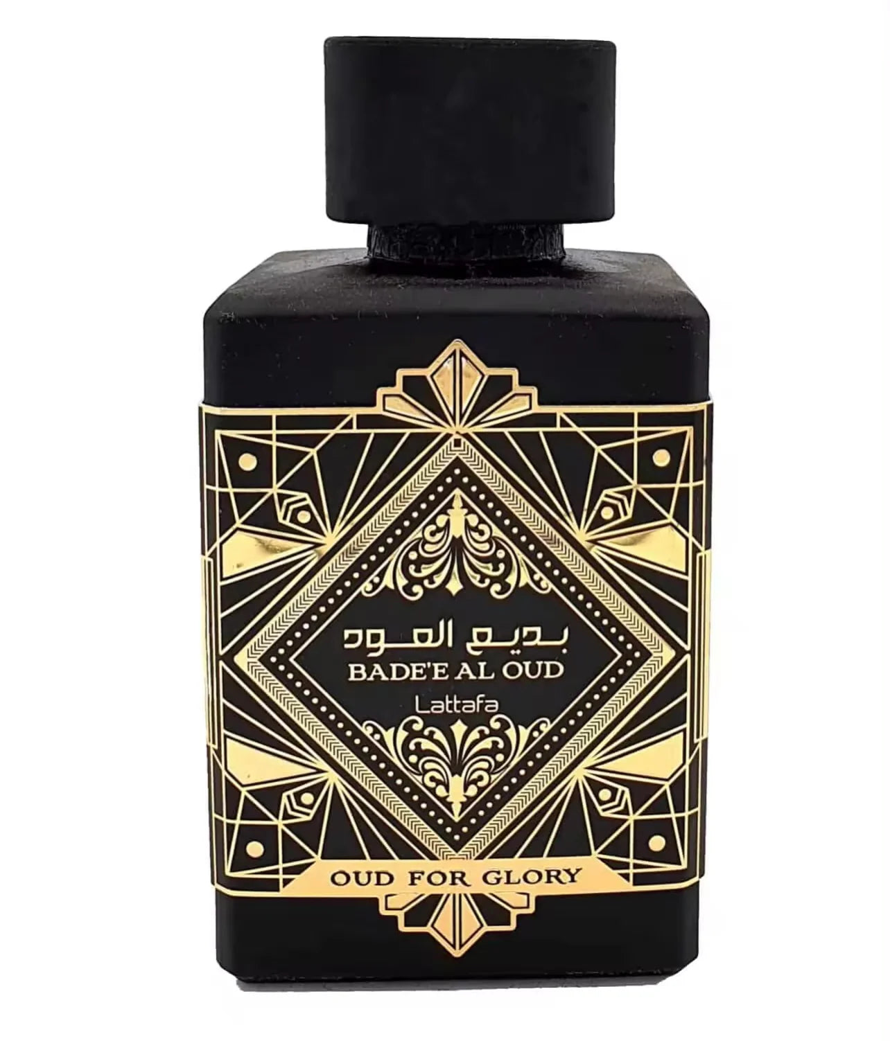 Badee Al Oud Oud For Glory Perfume para Hombre - Lattafa, amaderada oriental Fresca y especiada.