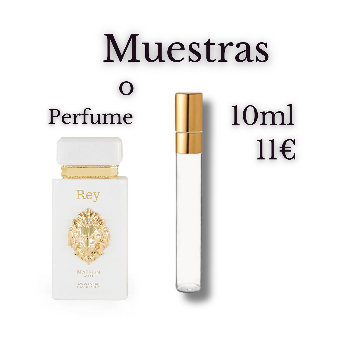 Maison Asrar Rey Eau de Parfum unisex – aroma oriental, elegante y duradero
