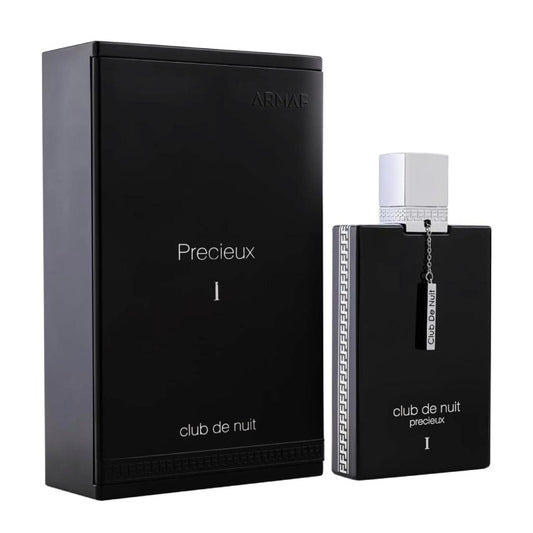 Club de Nuit Precieux Extrait de Parfum 55ml – Armaf | Fragancia Nicho Ámbar Amaderado con Notas de Piña, Caramelo y Cuero