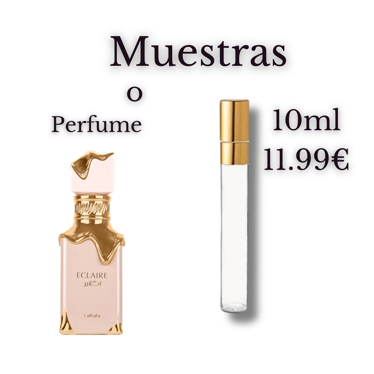 Lattafa Eclaire Eau de Parfum para mujer – dulce, gourmand, elegante y envolvente