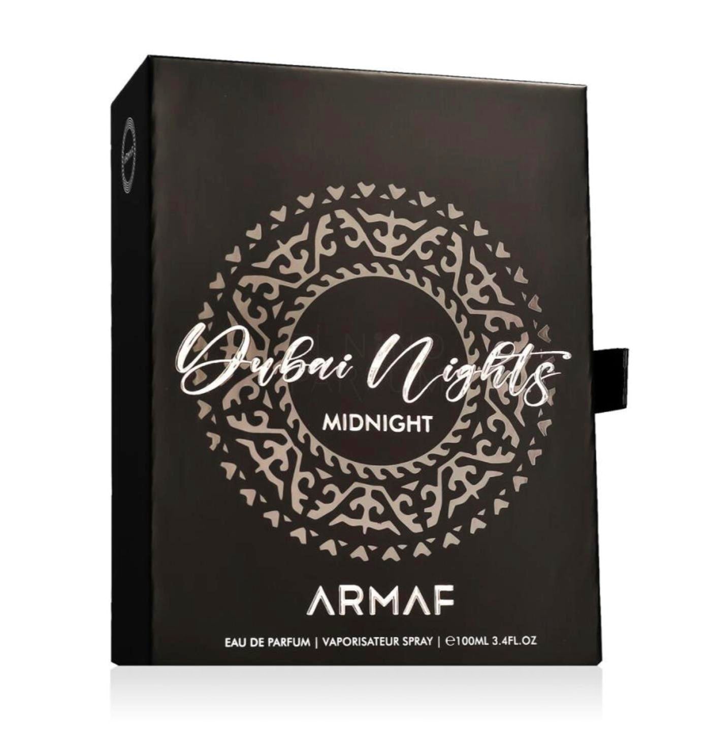 Dubai Nights Midnight Eau de Parfum – Armaf | Perfume Masculino Aromático con Notas de Lavanda, Geranio y Pachulí