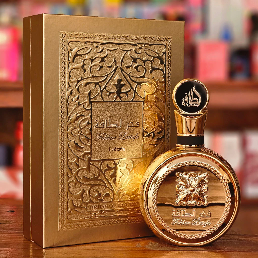 Fakhar Extrait Gold Eau de Parfum para mujer – oriental, intenso, floral y lujoso Lattafa