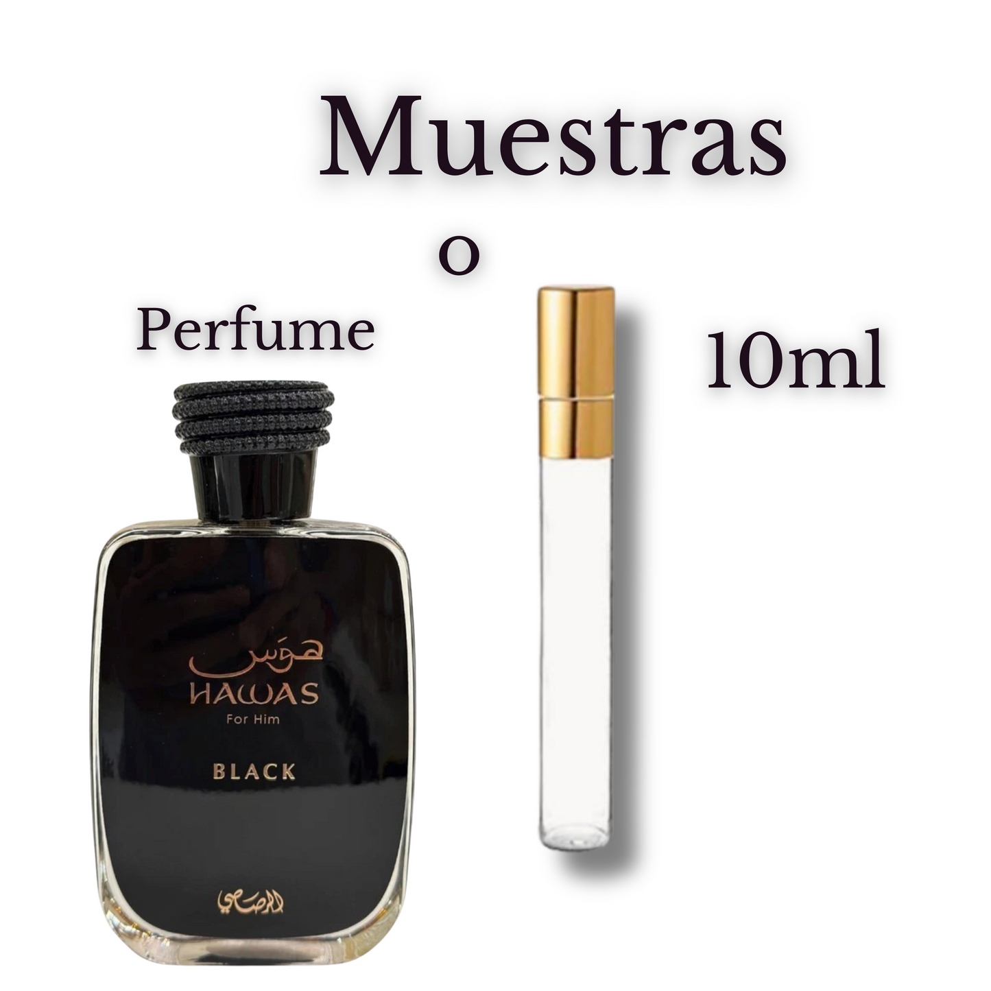Rasasi Hawas Black Eau de Parfum | Masculino, cítrico-ahumado con carácter sofisticado