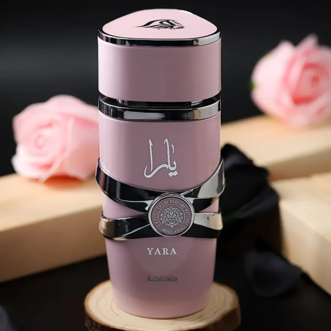 Yara Eau de Parfum para Mujer - Lattafa Fragancia dulce y atractiva para mujeres - Duradera y con una estela aromática agradable