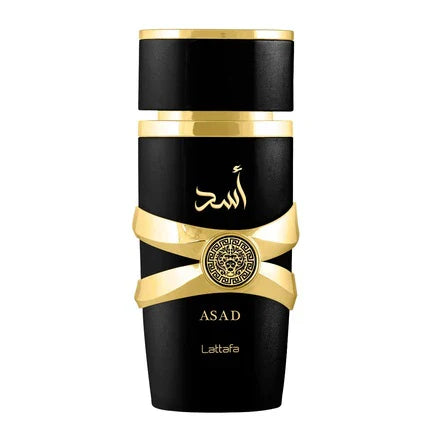 Asad Eau de Parfum para Hombre - Lattafa, Fragancia Calida y Amaderada, intensa y Sofisticada
