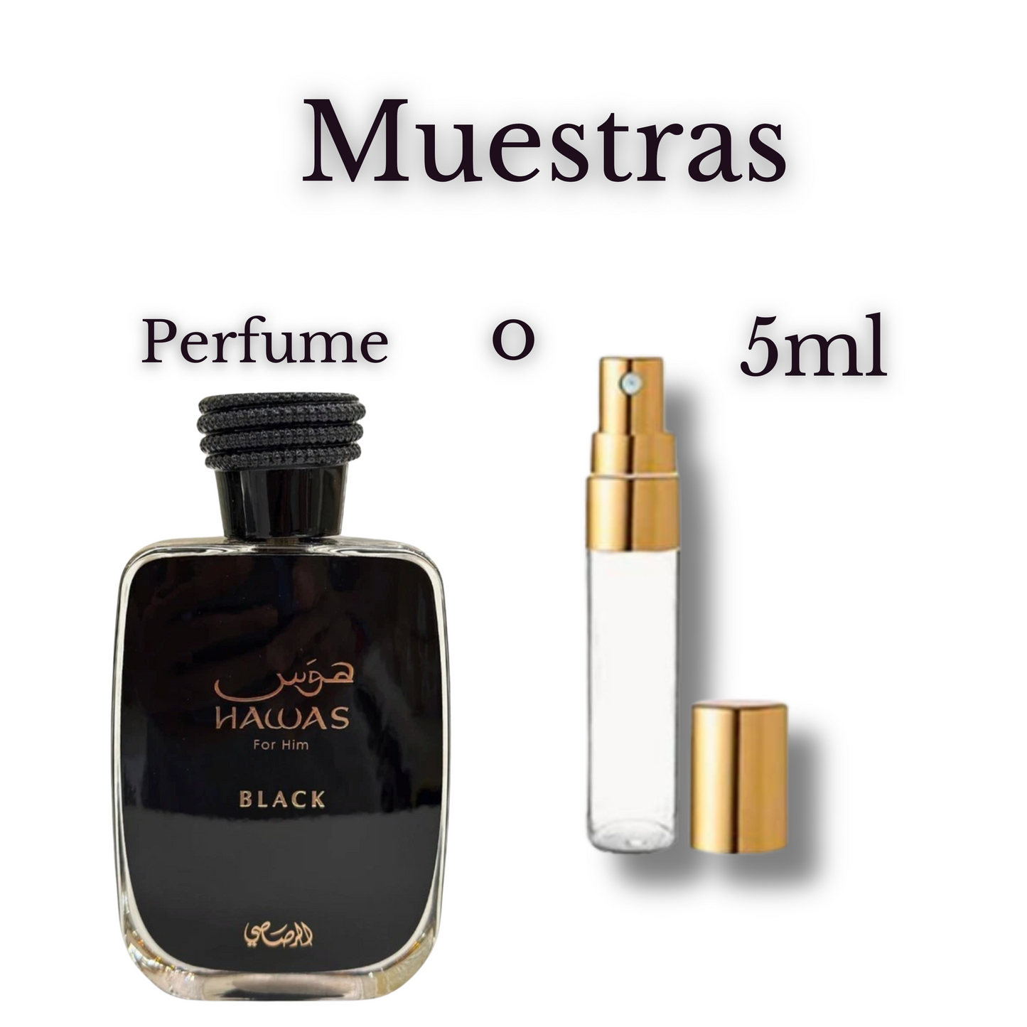 Rasasi Hawas Black Eau de Parfum | Masculino, cítrico-ahumado con carácter sofisticado