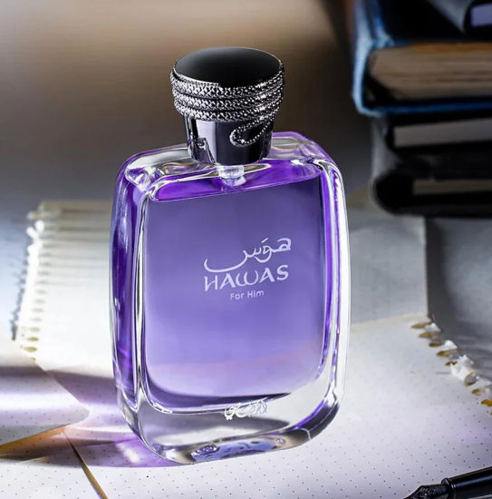 Rasasi Hawas for Him Eau de Parfum | Perfume Masculino Fresco, Dulce y Acuático