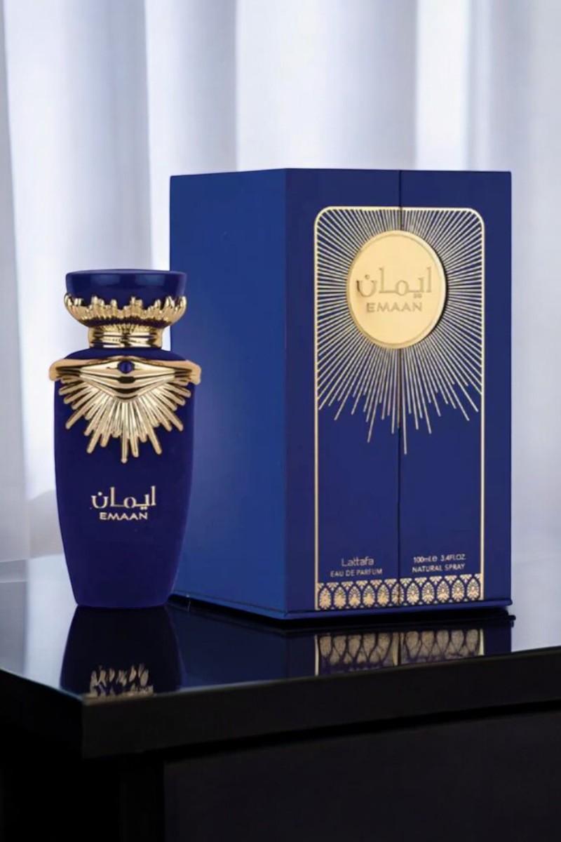 Lattafa Emaan Eau de Parfum para mujer – floral, suave, elegante y con toque almizclado