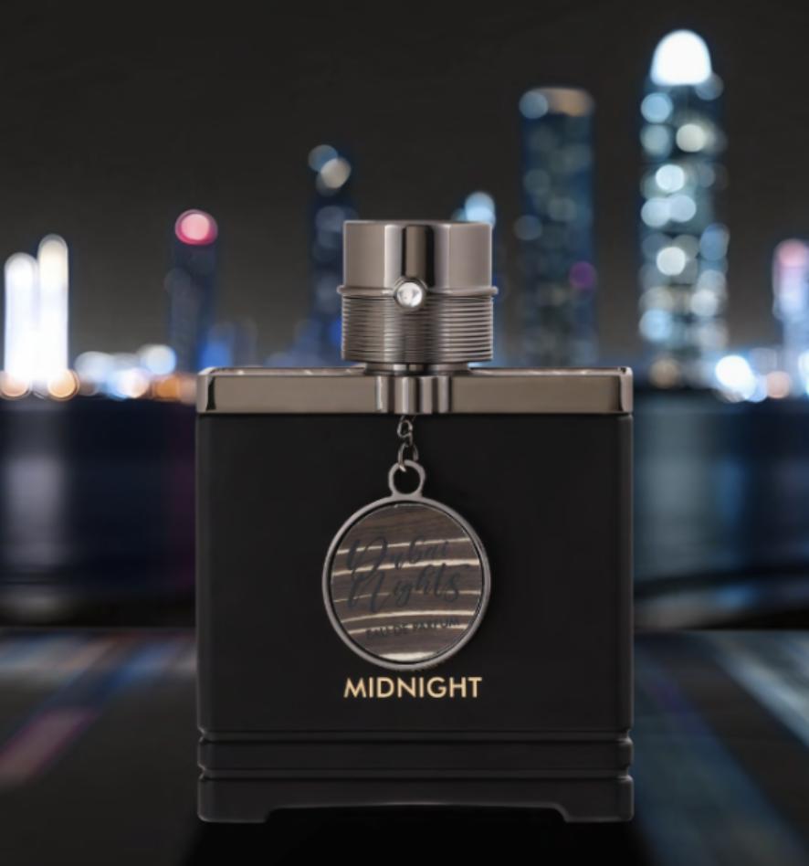 Dubai Nights Midnight Eau de Parfum – Armaf | Perfume Masculino Aromático con Notas de Lavanda, Geranio y Pachulí