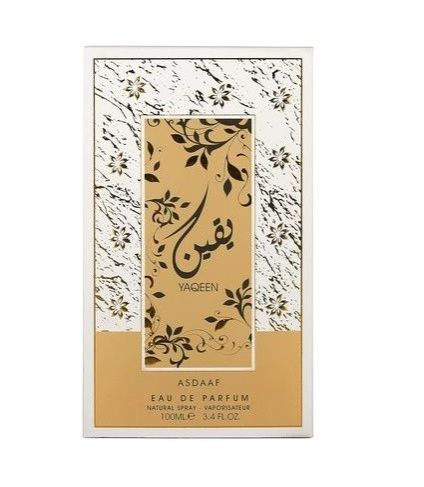 Asdaaf Yaqeen Eau de Parfum para Mujer 100 ml - Fragancia Floral Seductora y Duradera