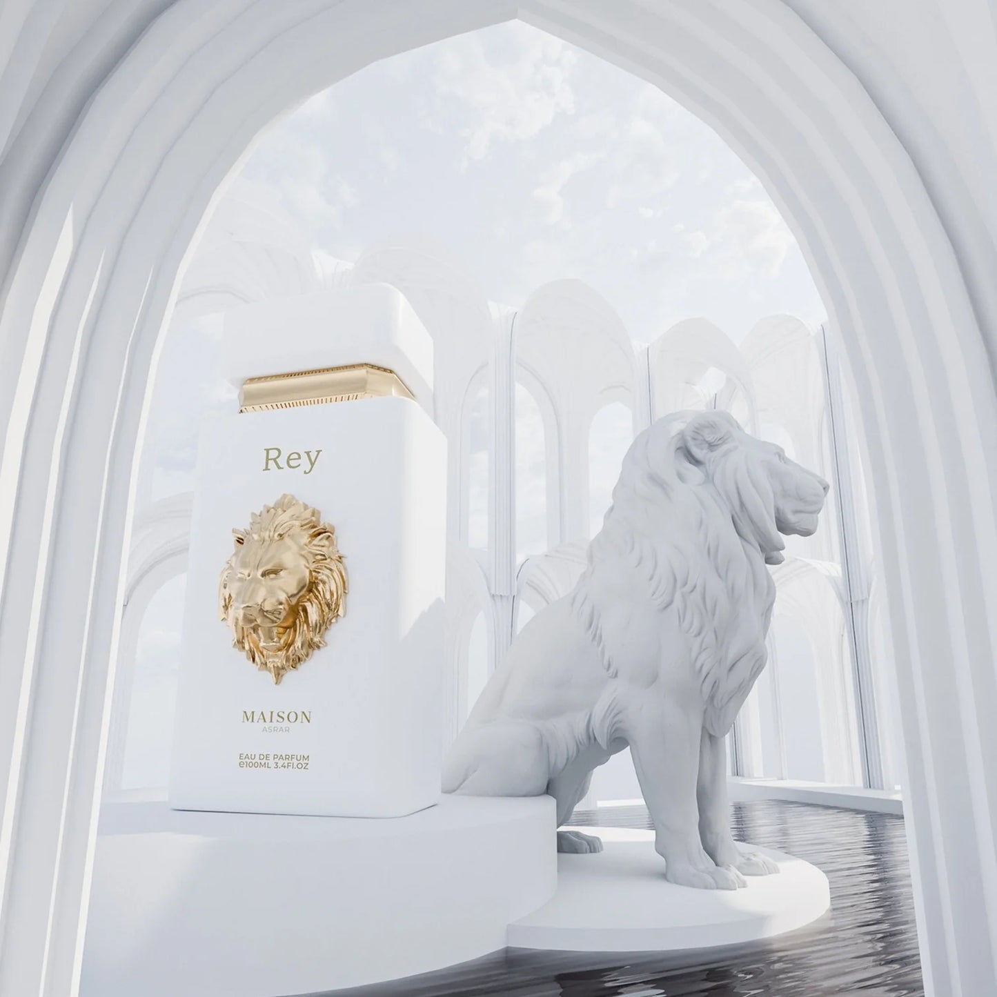 Maison Asrar Rey Eau de Parfum unisex – aroma oriental, elegante y duradero