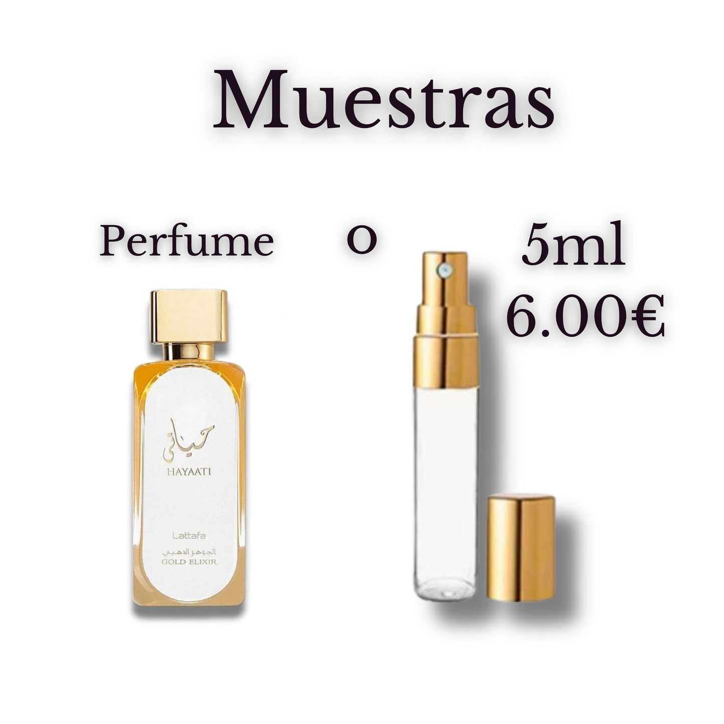 Lattafa Hayaati Gold Elixir Eau de Parfum para mujer – dulce, oriental, cálido y elegante