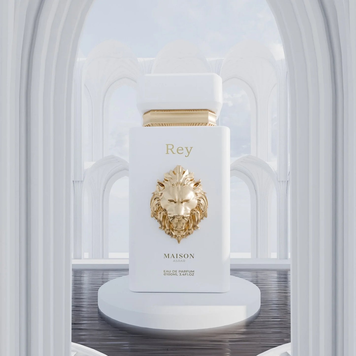 Maison Asrar Rey Eau de Parfum unisex – aroma oriental, elegante y duradero