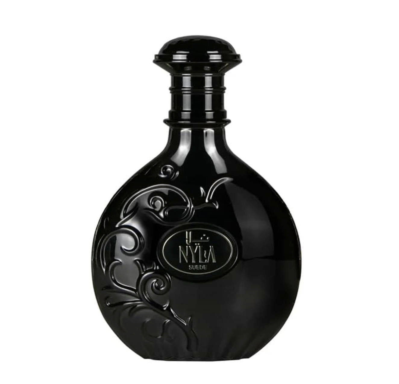 Nyla Suede Eau de Parfum 80ml – Arabiyat Prestige | Perfume Unisex Gourmand con Notas de Coco, Praliné y Cuero
