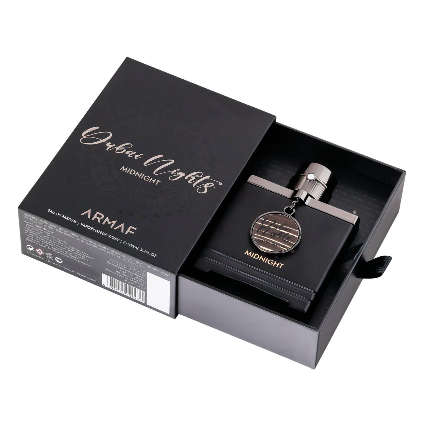 Dubai Nights Midnight Eau de Parfum – Armaf | Perfume Masculino Aromático con Notas de Lavanda, Geranio y Pachulí