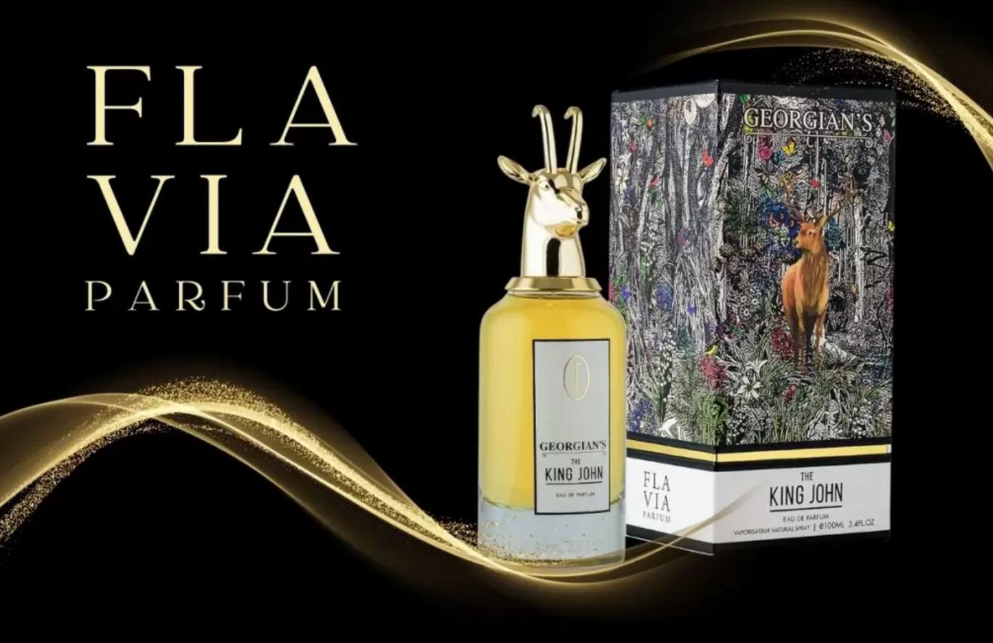Georgians The King John Eau de Parfum para Hombre - Flavia