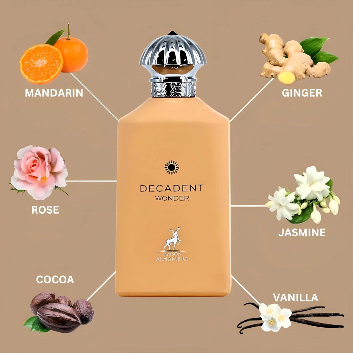 Decadent Wonder Eau de Parfum Unisex - Maison Alhambra