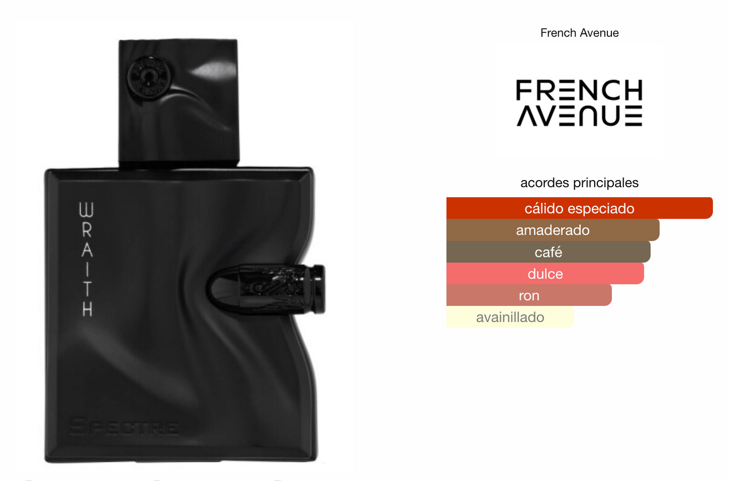 SPECTRE WRAITH - French Avenue Eau de Parfum para Hombre Fragrance World 80ML