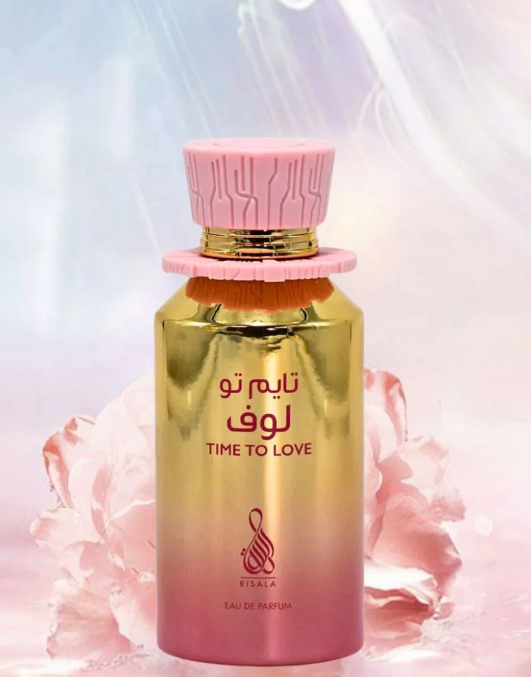 Eau de Parfum "Time To Love" para Mujer - Risala: Fragancia floral y cálida, con notas de flor de azahar, matices especiados, encanto floral blanco, ámbar y notas amaderadas.