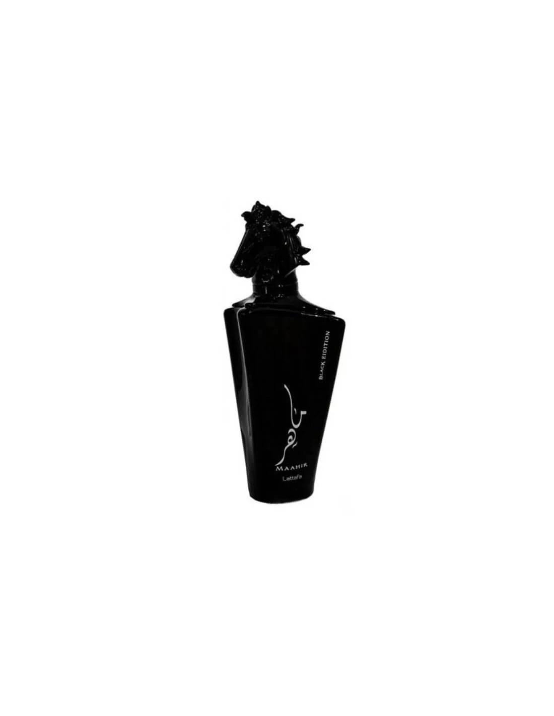 Maahir Black Edition - Perfume para Hombre, Notas Intensas Mundo de Lujo Lattafa
