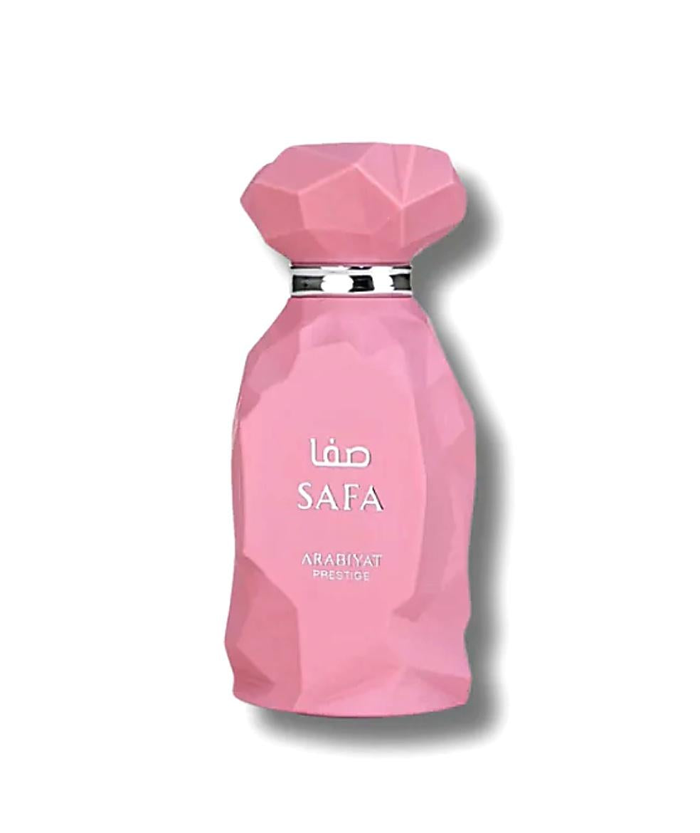 Safa Eau de Parfum 100ml – Arabiyat Prestige | Perfume Femenino Floral y Ambarado con Toques de Lichi y Rosa Turca