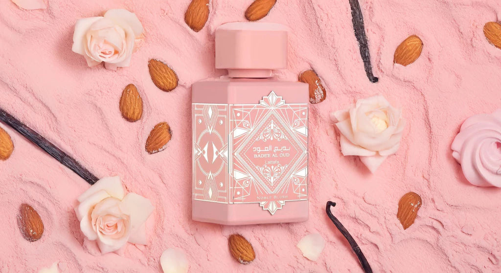 Badee Al Oud Noble Blush Eau de Parfum Para mujer - Fragancia delicada y sofisticada para mujeres exigentes - Lattafa