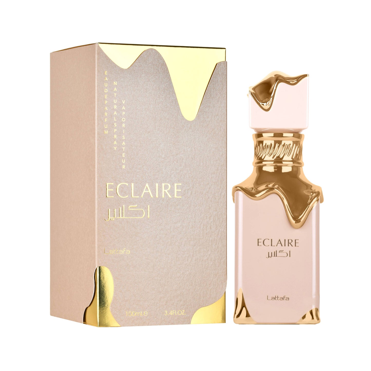 Lattafa Eclaire Eau de Parfum para mujer – dulce, gourmand, elegante y envolvente