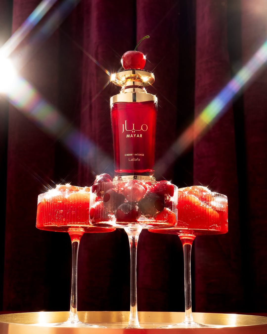 Mayar Cherry Intense Parfum para Mujer - Lattafa. Fragancia Femenina que combina dulzura, calidez y sofisticación