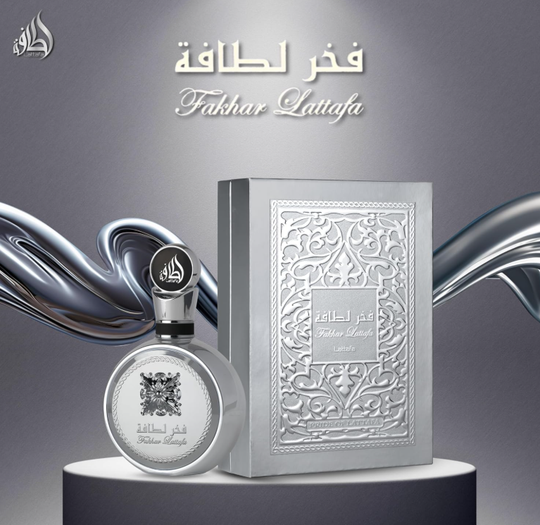 Fakhar Platinum de Lattafa Eau de Parfum | Perfume Masculino Fresco, Limpio y Aromático