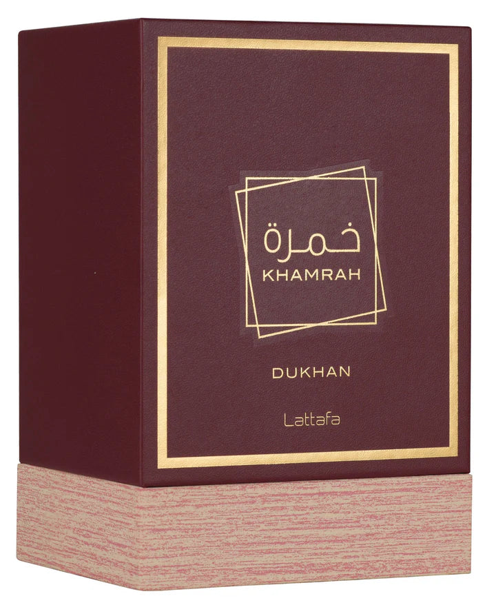 Lattafa Nuevo KHAMRAH DUKHAN Eau de Parfum Unisex Una Sinfonía de Humo y Especias