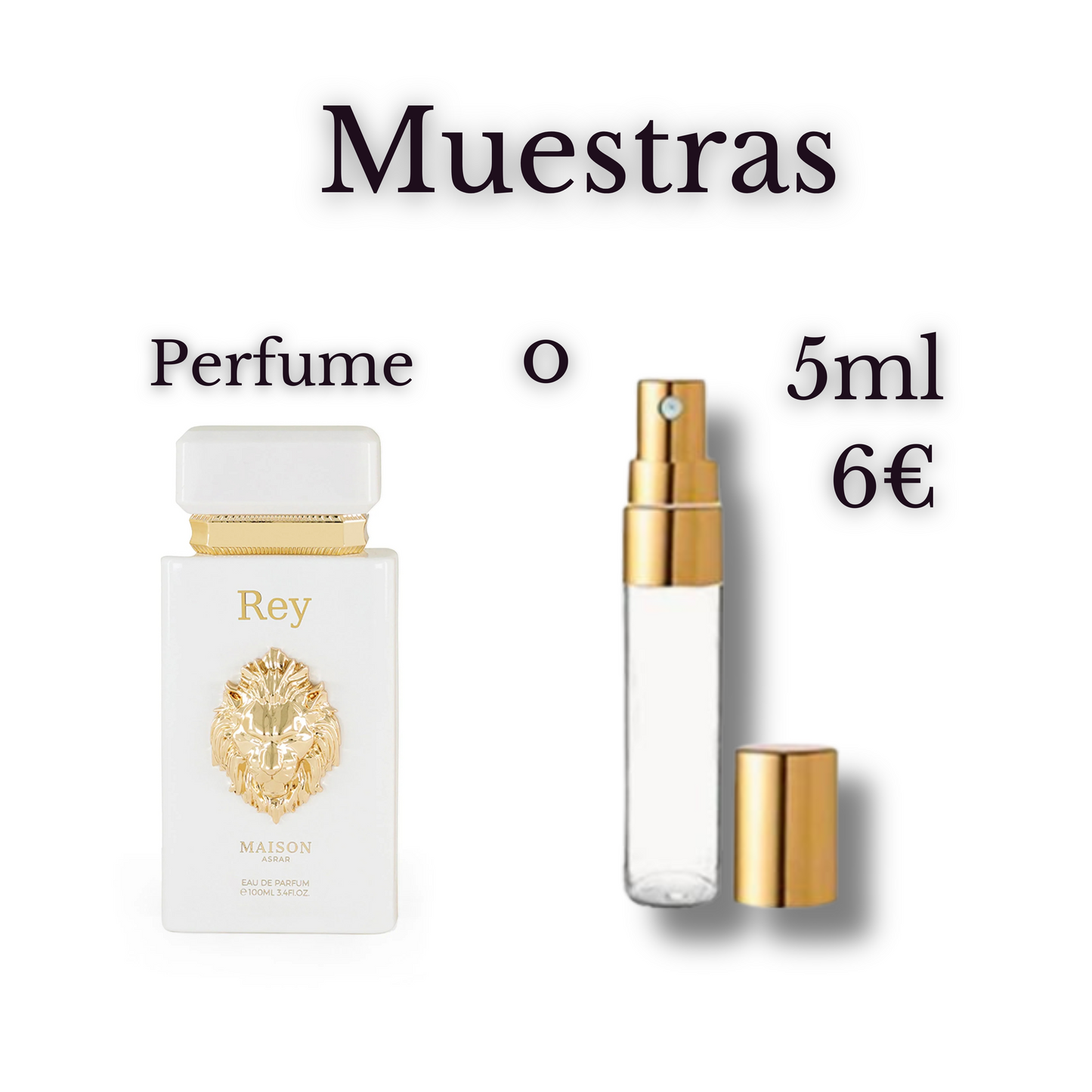 Maison Asrar Rey Eau de Parfum unisex – aroma oriental, elegante y duradero