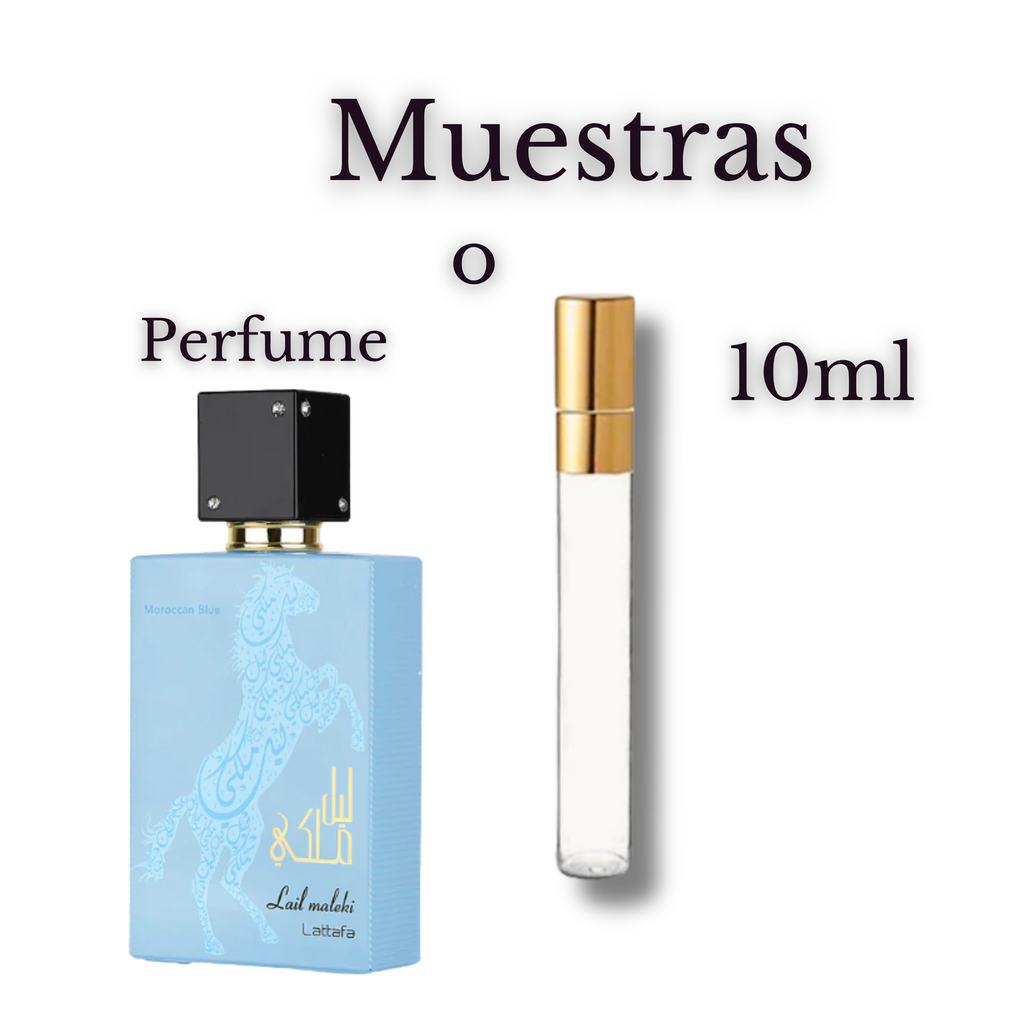 Lail Maleki Moroccan Blue de Lattafa Eau de Parfum | Perfume Masculino Especiado, Ambarado y Elegante