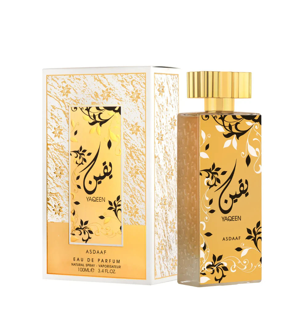 Asdaaf Yaqeen Eau de Parfum para Mujer 100 ml - Fragancia Floral Seductora y Duradera