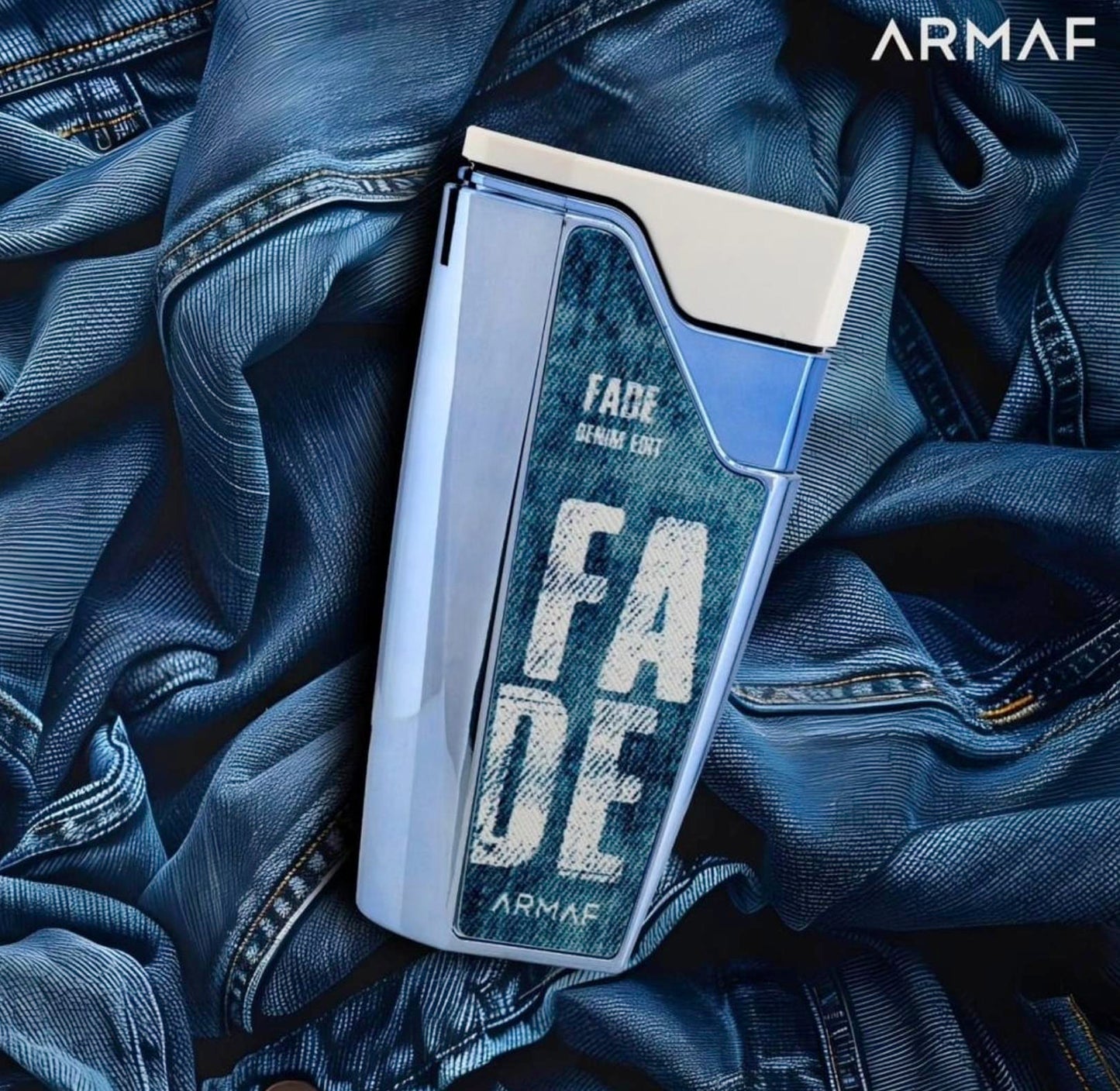 Fade Denim Edit Eau de Parfum 80ml – Armaf | Perfume Masculino Cítrico y Amaderado con Notas de Manzana Verde y Ámbar