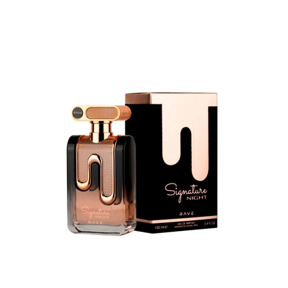 Signature Night Eau de Parfum para Mujer - Rave. Una fragancia cálida, especiada y amaderada