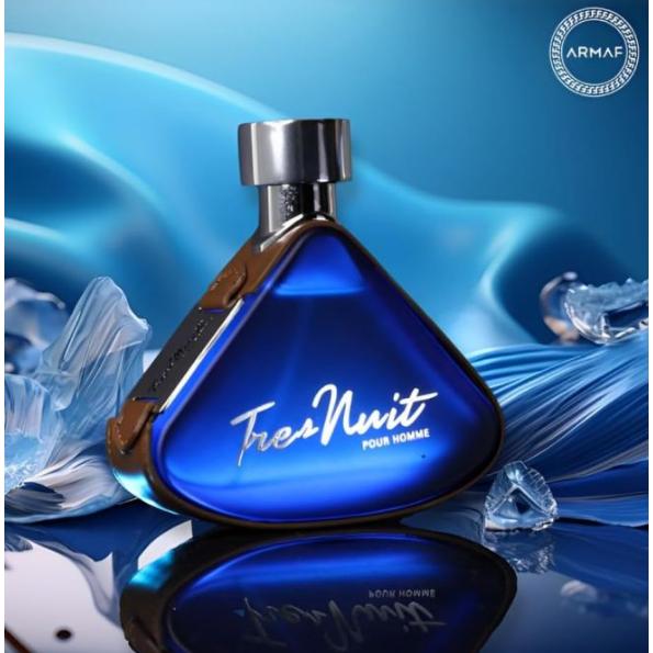 Armaf Tres Nuit Eau de Toilette 100ml | Perfume Masculino Fresco, Verde y Elegante | Aroma Clásico y Versátil