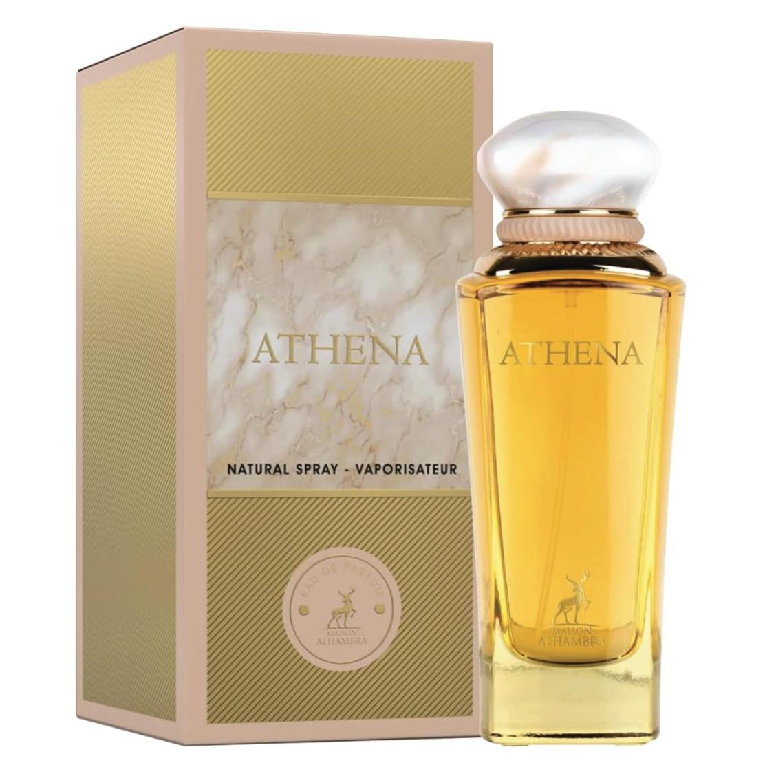 Athena Parfum para Mujer - Maison Alhambra. Una fragancia floral, afrutada y almizclada