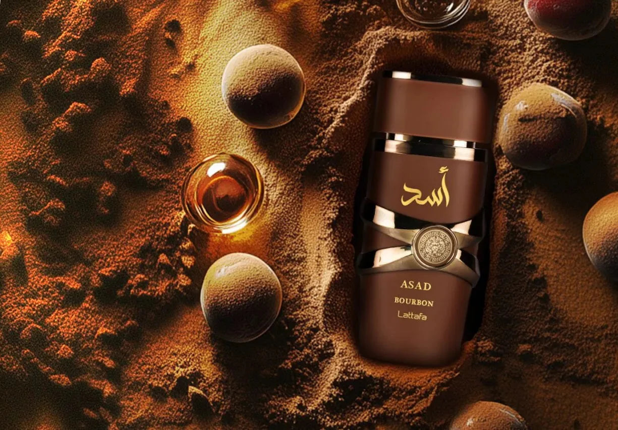 Asad Bourbon Eau de Parfum para Hombre- Lattafa. Fragancia Calida, Especiada y Amaderada