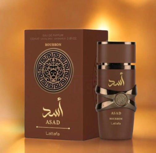 Asad Bourbon Eau de Parfum para Hombre- Lattafa. Fragancia Calida, Especiada y Amaderada