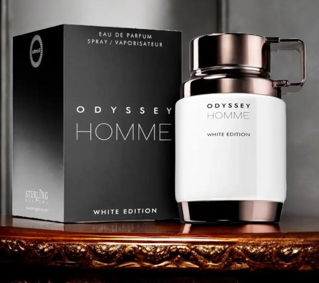 Odyssey Homme White Edition de Armaf Eau de Parfum | Perfume Masculino Fresco, Aromático y Sofisticado
