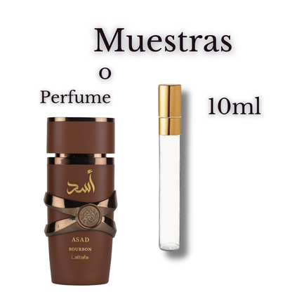 Asad Bourbon Eau de Parfum para Hombre- Lattafa. Fragancia Calida, Especiada y Amaderada