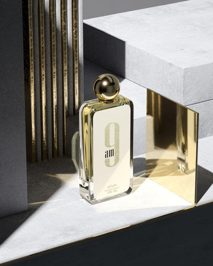 Afnan 9AM Eau de Parfum unisex – cítrico fresco, especiado y versátil