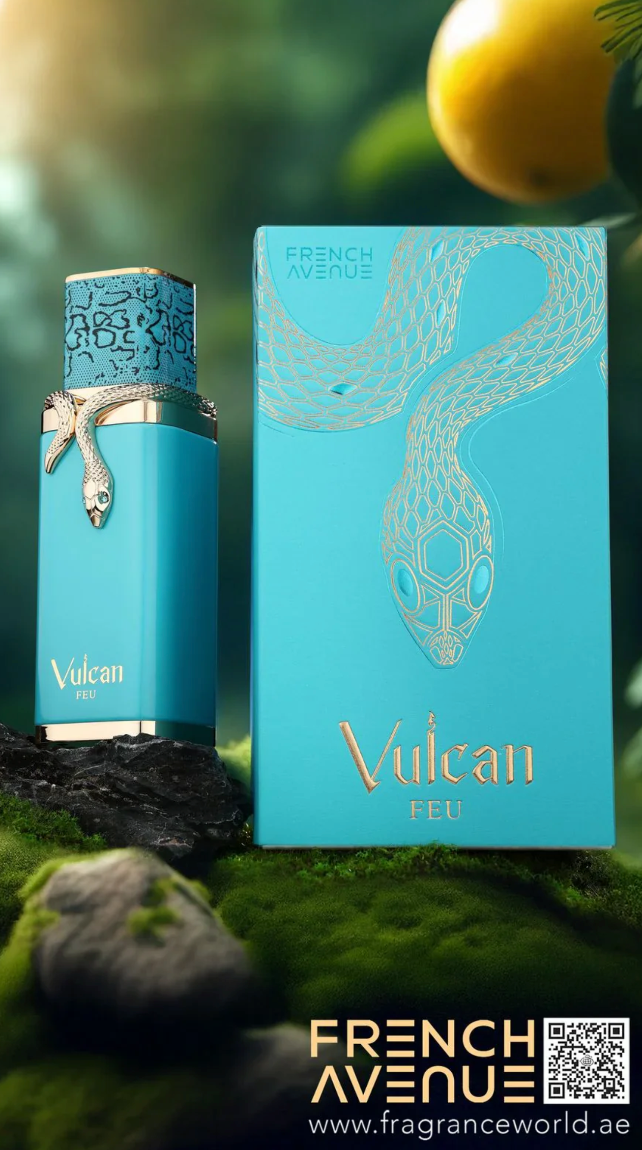 Vulcan Feu Eau de Parfum - French Avenue Fragrancia unisex vibrante, dulce y sofisticada