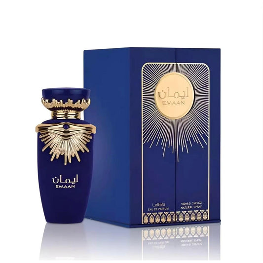 Lattafa Emaan Eau de Parfum para mujer – floral, suave, elegante y con toque almizclado