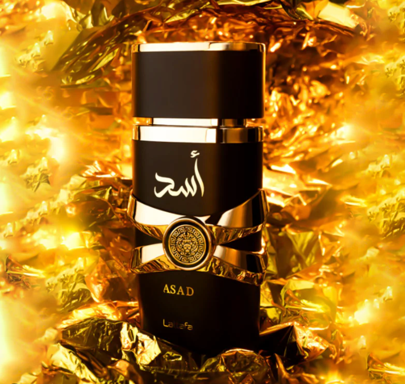 Asad Eau de Parfum para Hombre - Lattafa, Fragancia Calida y Amaderada, intensa y Sofisticada